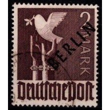 1948. Berlin. Sort overtryk BERLIN. 